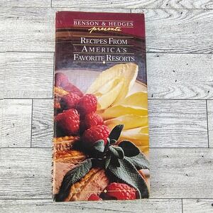 Recipes from America's Favorite Resorts Cookbook 1985 Benson & Hedges Promo GOOD